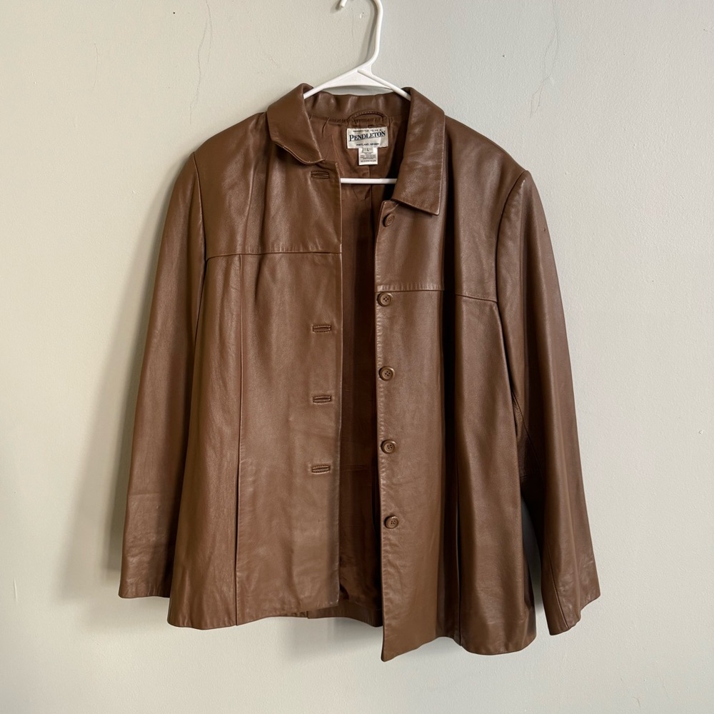 Leather Pendleton Jacket - image 1